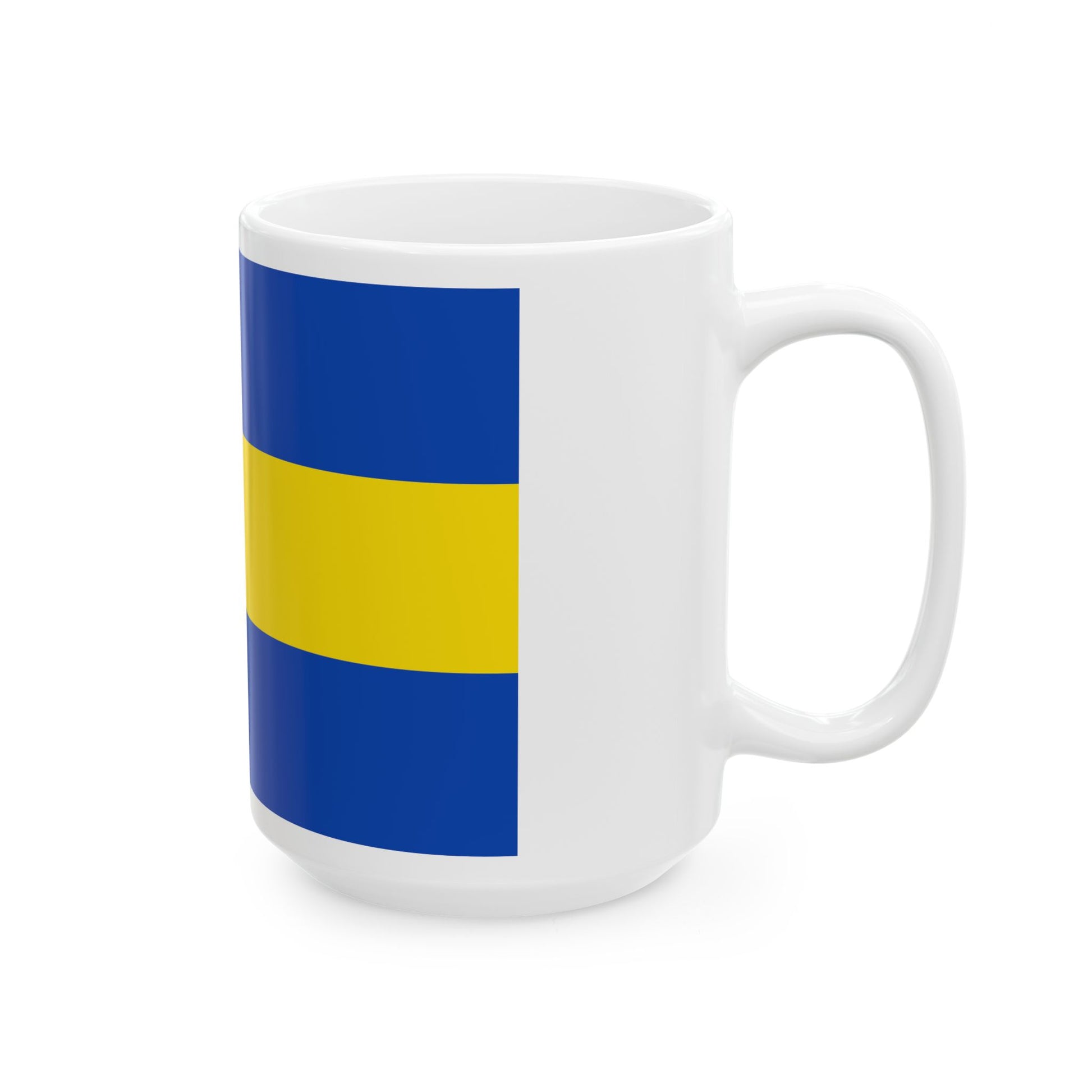Flag of Hoegaarden Belgium (Belgium) White Coffee Mug-Go Mug Yourself