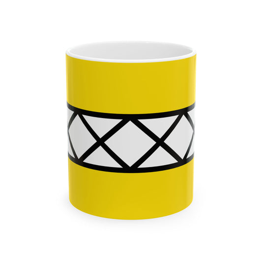 Flag of Hoeselt (Belgium) White Coffee Mug-11oz-Go Mug Yourself