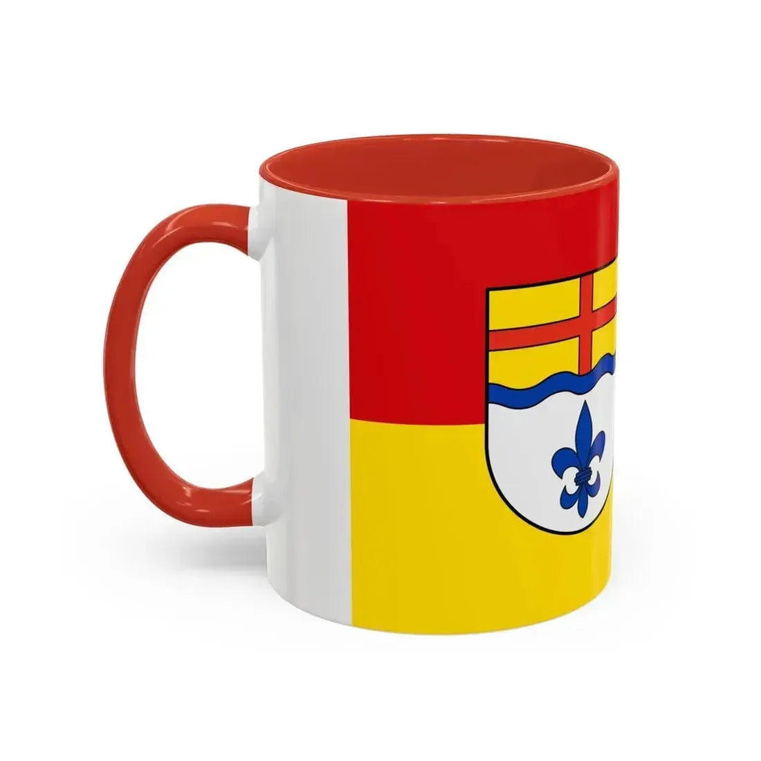 Flag of Hoexter Germany - Accent Coffee Mug - Go Mug Yourself