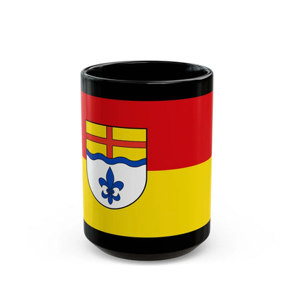 Flag of Hoexter Germany - Black Coffee Mug-15oz-Go Mug Yourself