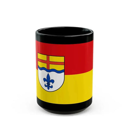 Flag of Hoexter Germany - Black Coffee Mug 15oz - Go Mug Yourself