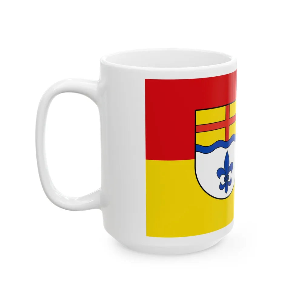 Flag of Hoexter Germany - White Coffee Mug-Go Mug Yourself