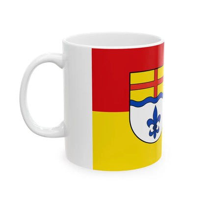 Flag of Hoexter Germany - White Coffee Mug-Go Mug Yourself