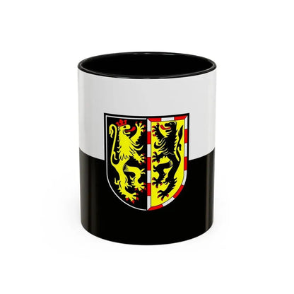 Flag of Hof Germany - Accent Coffee Mug 11oz Black - Go Mug Yourself