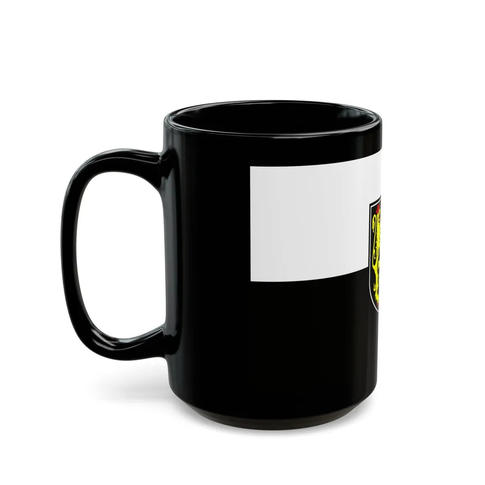 Flag of Hof Germany - Black Coffee Mug-Go Mug Yourself