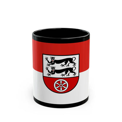 Flag of Hohenlohekreis Germany - Black Coffee Mug-11oz-Go Mug Yourself