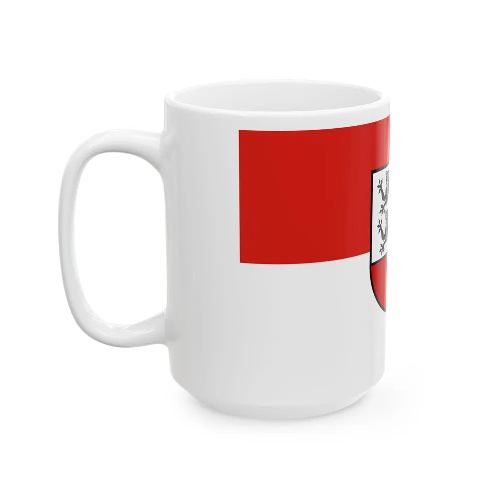 Flag of Hohenlohekreis Germany - White Coffee Mug-Go Mug Yourself