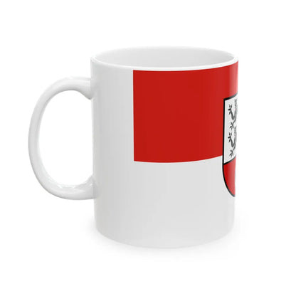 Flag of Hohenlohekreis Germany - White Coffee Mug-Go Mug Yourself