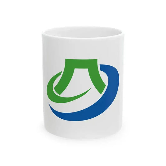 Flag of Hoki Tottori (Japan) White Coffee Mug 11oz - Go Mug Yourself