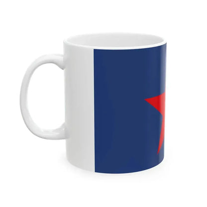 Flag of Hokkaido Development Commission (Japan) White Coffee Mug - Go Mug Yourself