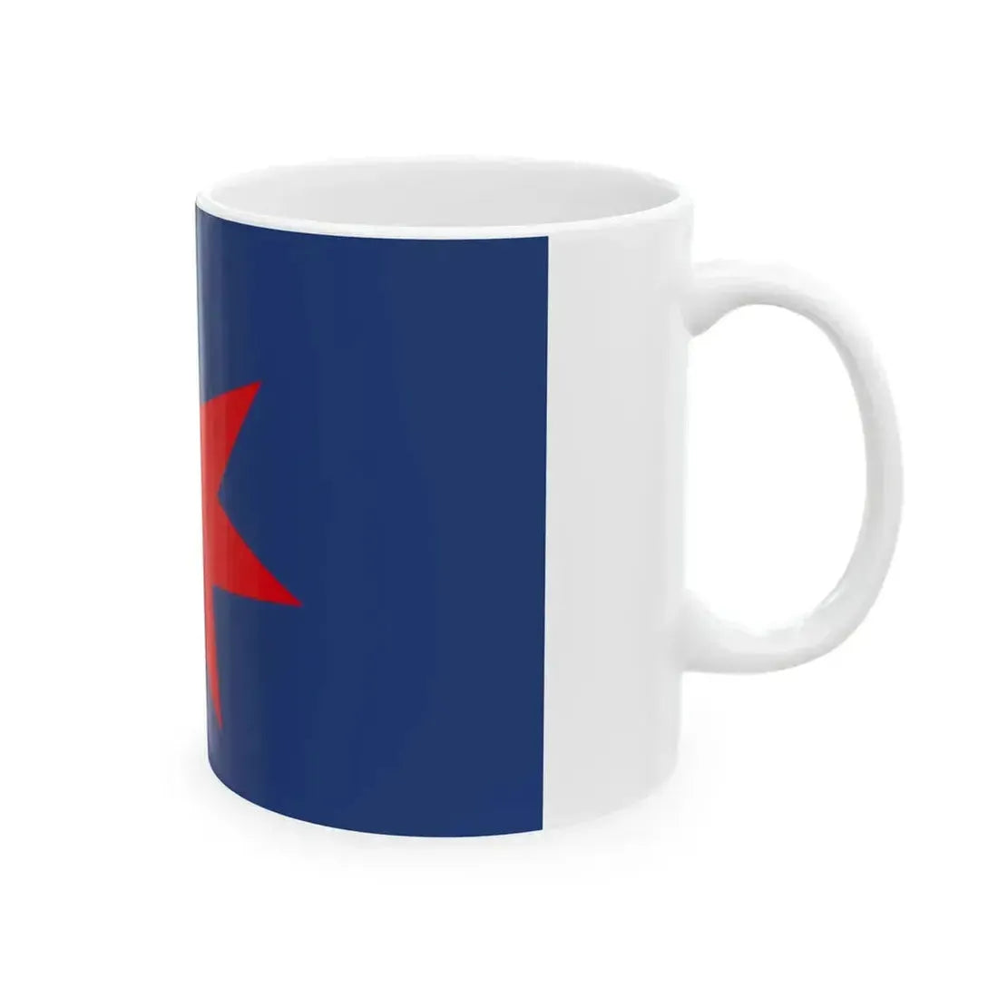 Flag of Hokkaido Development Commission Proposal (Japan) White Coffee Mug - Go Mug Yourself