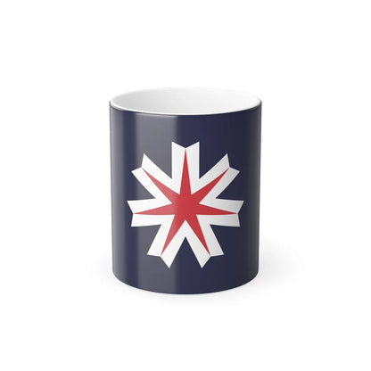 Flag of Hokkaido Prefecture Japan - Color Changing Coffee Mug-11oz-Go Mug Yourself