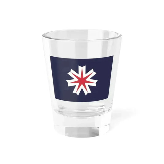 Flag of Hokkaido Prefecture Japan - Shot Glass 1.5oz 1.5oz - Go Mug Yourself