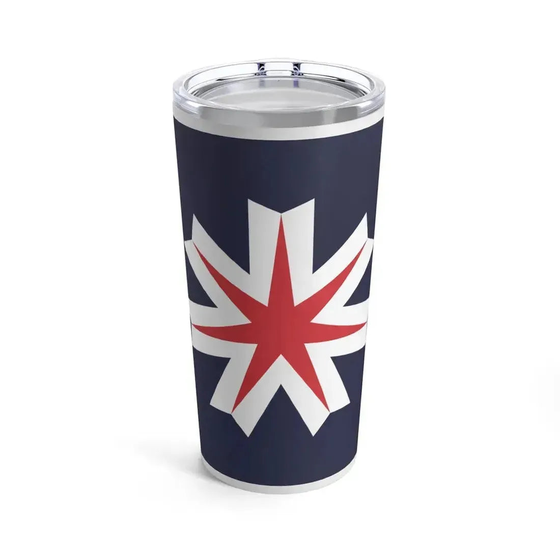 Flag of Hokkaido Prefecture Japan - Tumbler 20oz 20oz - Go Mug Yourself