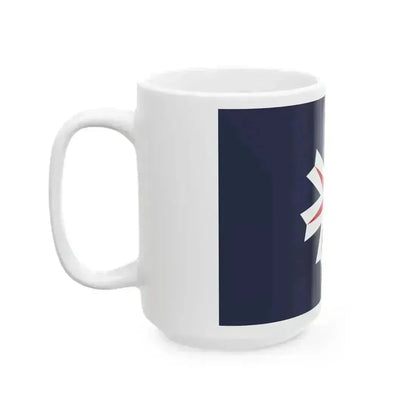 Flag of Hokkaido Prefecture (Japan) White Coffee Mug - Go Mug Yourself