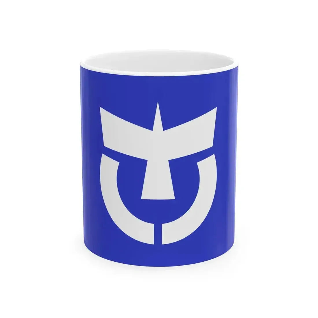 Flag of Hokota Ibaraki 1955-2005 (Japan) White Coffee Mug 11oz - Go Mug Yourself