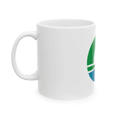Flag of Hokota Ibaraki (Japan) White Coffee Mug - Go Mug Yourself