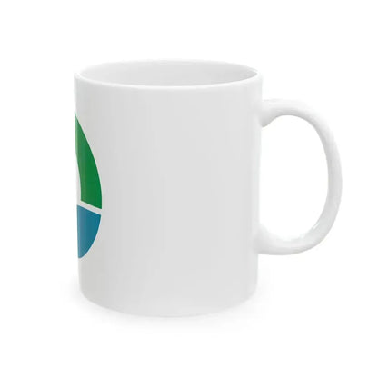 Flag of Hokota Ibaraki (Japan) White Coffee Mug - Go Mug Yourself