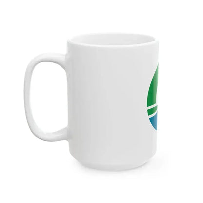 Flag of Hokota Ibaraki (Japan) White Coffee Mug - Go Mug Yourself