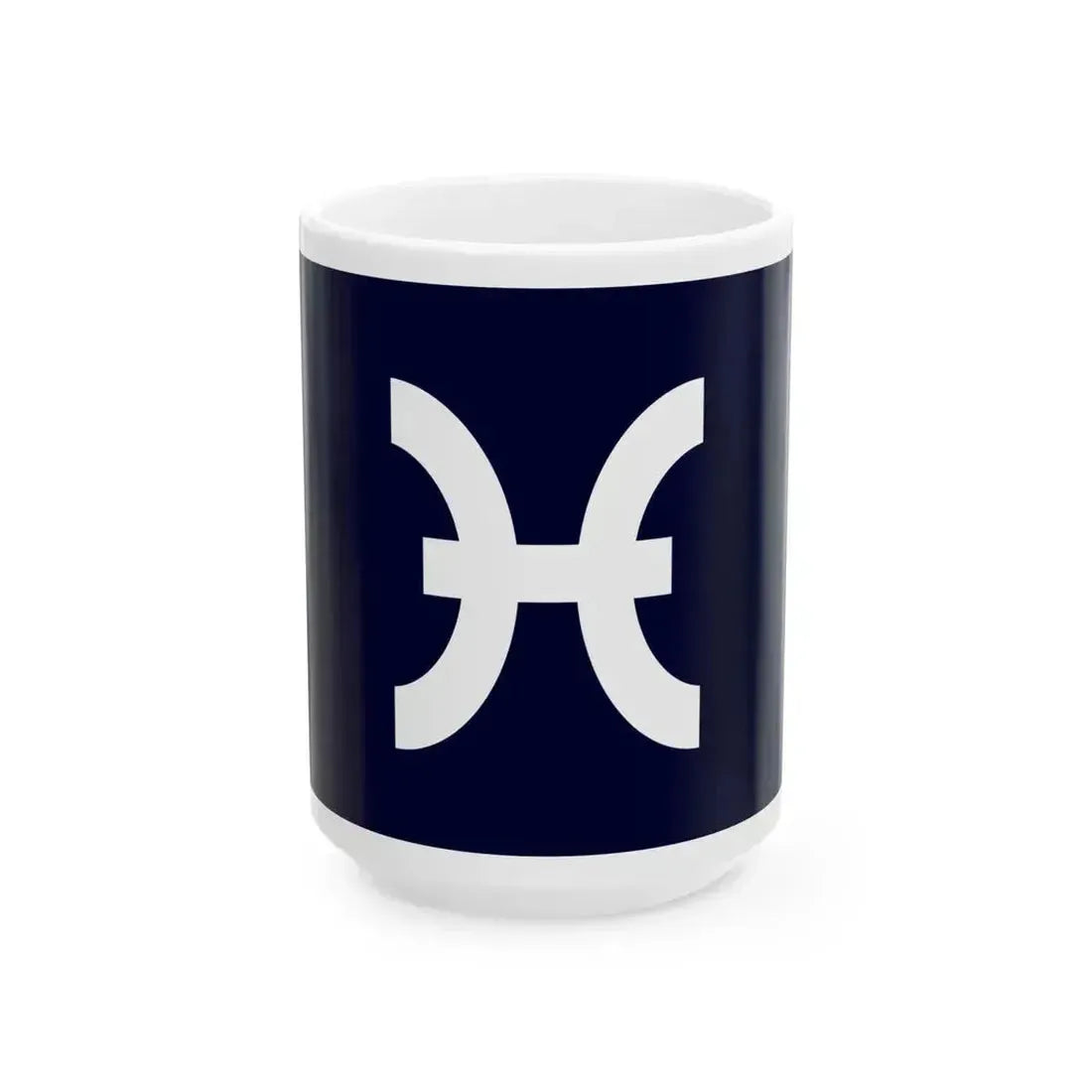 Flag of Hokudan Hyogo (Japan) White Coffee Mug 15oz - Go Mug Yourself