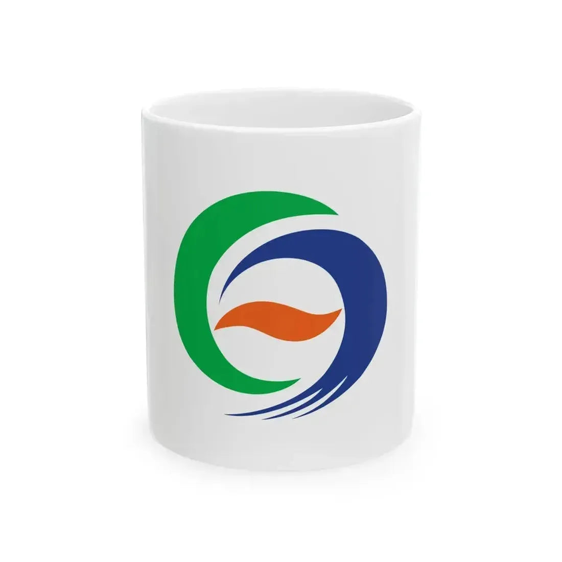 Flag of Hokuei Tottori (Japan) White Coffee Mug 11oz - Go Mug Yourself