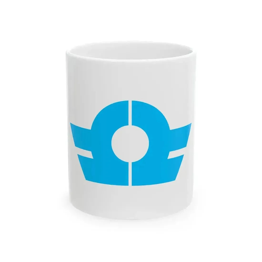 Flag of Hokusei Mie 1956-2003 (Japan) White Coffee Mug 11oz - Go Mug Yourself