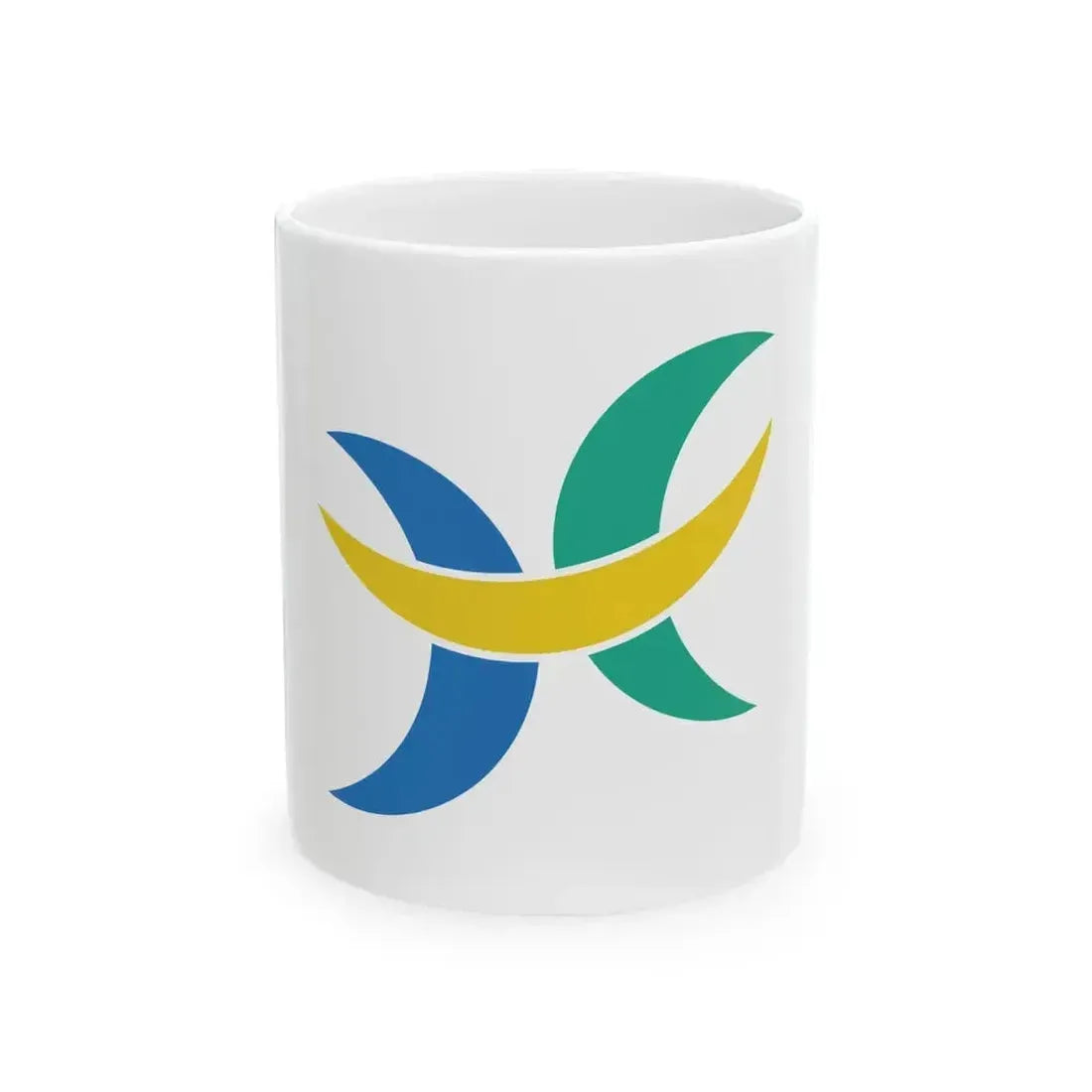 Flag of Hokuto Hokkaido (Japan) White Coffee Mug 11oz - Go Mug Yourself