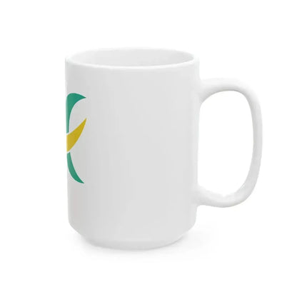 Flag of Hokuto Hokkaido (Japan) White Coffee Mug - Go Mug Yourself
