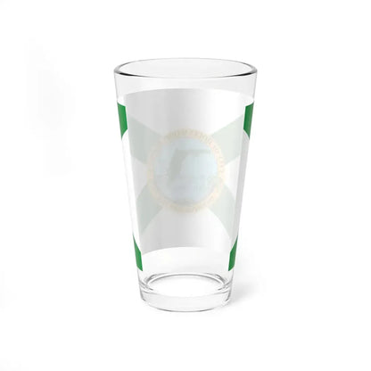 Flag of Hollywood Florida (United States) Pint Glass 16oz - Go Mug Yourself