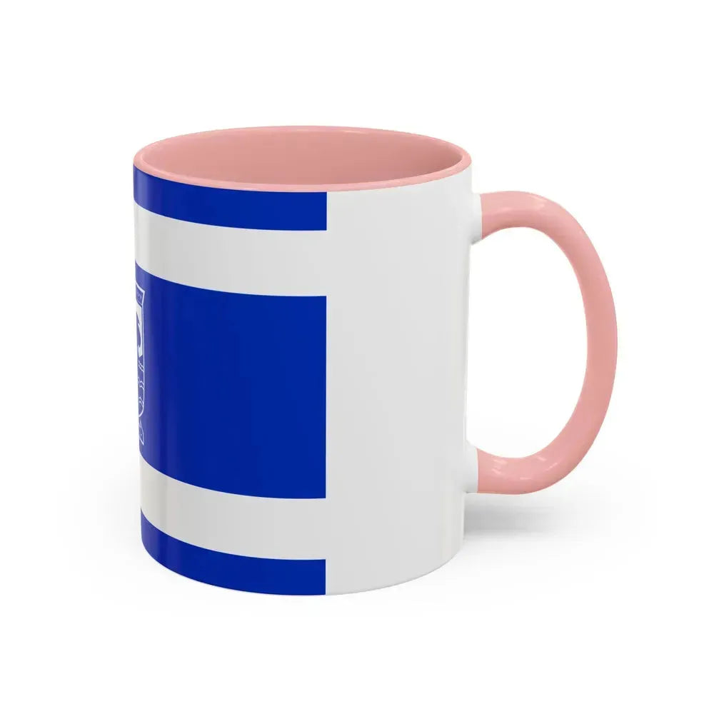 Flag of Holon Israel - Accent Coffee Mug - Go Mug Yourself