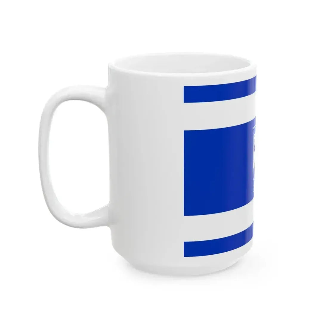 Flag of Holon Israel - White Coffee Mug - Go Mug Yourself
