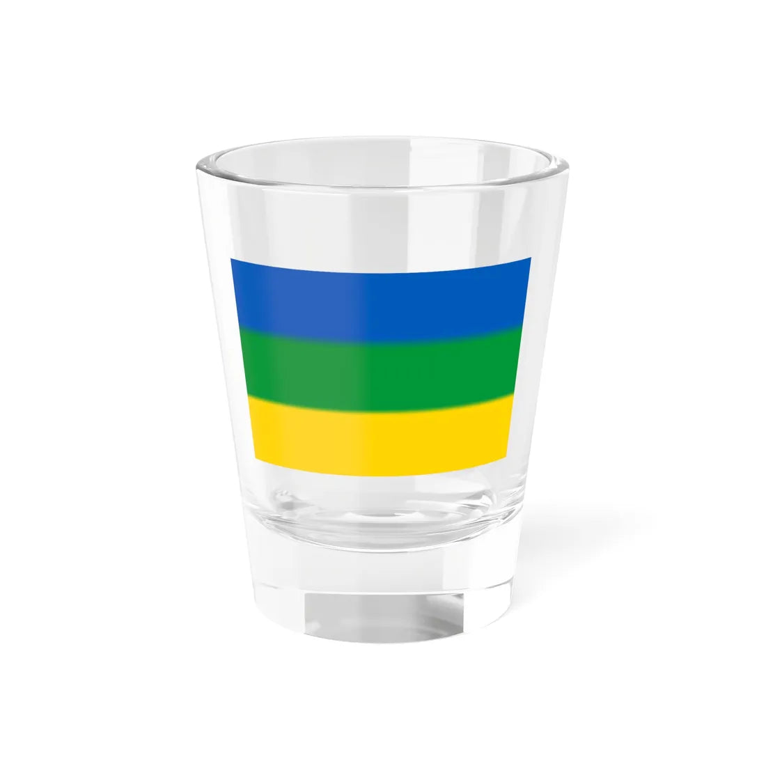 Flag of Holovne (Ukraine) Shot Glass 1.5oz 1.5oz - Go Mug Yourself