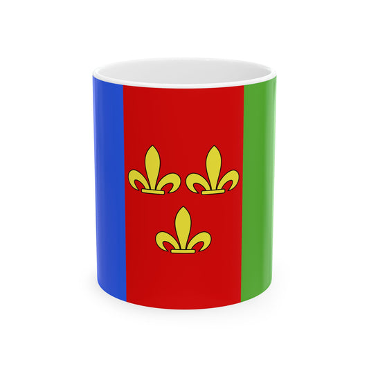 Flag of Holsbeek (Belgium) White Coffee Mug-11oz-Go Mug Yourself