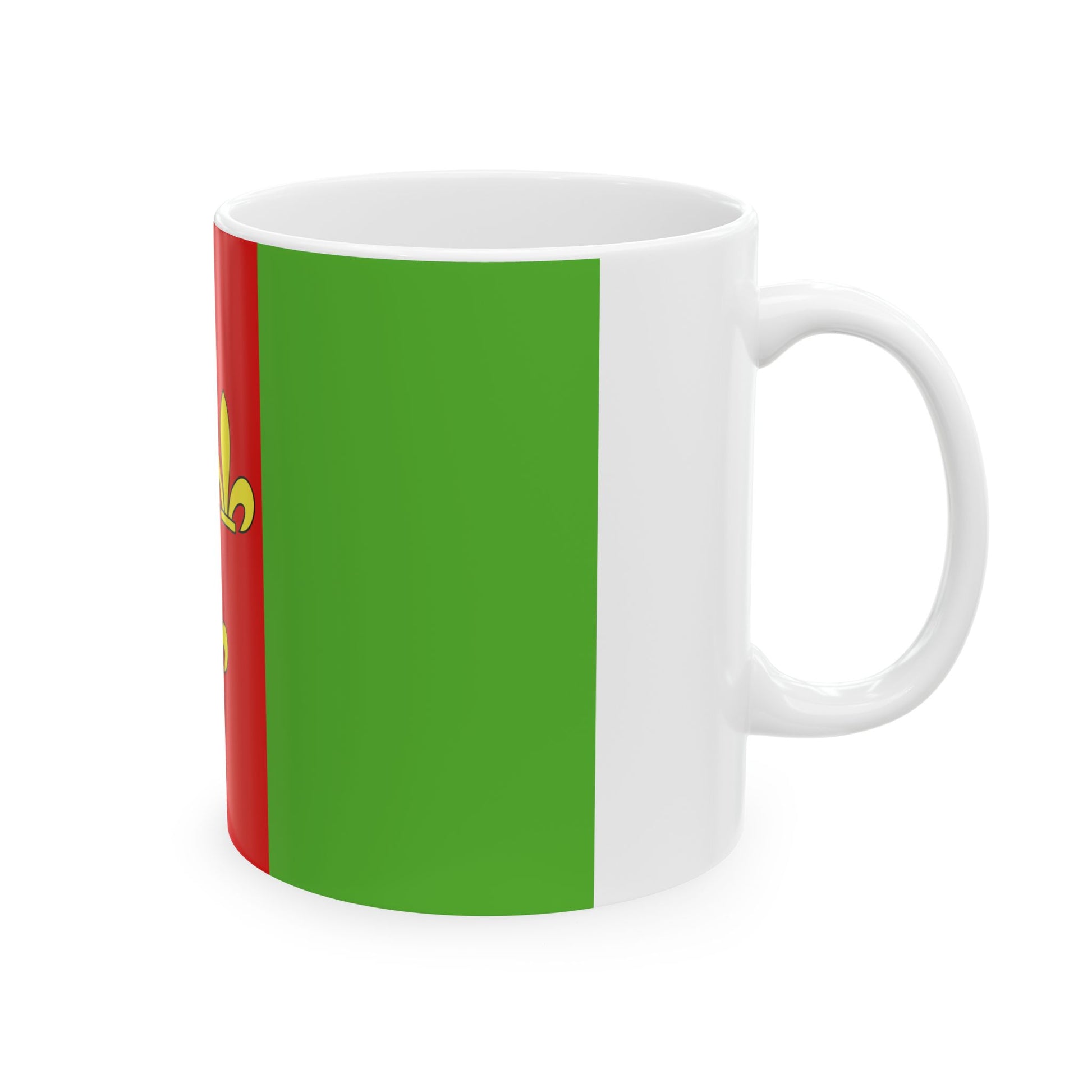 Flag of Holsbeek (Belgium) White Coffee Mug-Go Mug Yourself