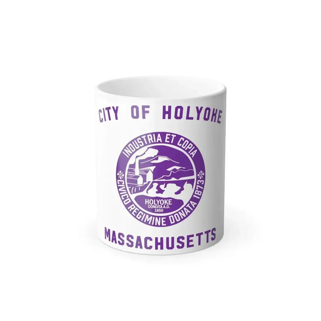 Flag of Holyoke, Massachusetts - Color Changing Coffee Mug 11oz - Go Mug Yourself