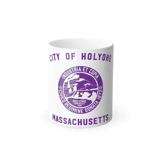 Flag of Holyoke, Massachusetts - Color Changing Coffee Mug 11oz - Go Mug Yourself