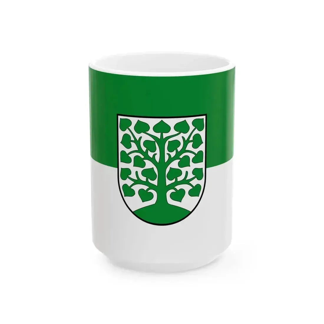 Flag of Homburg Germany (Germany) White Coffee Mug 15oz - Go Mug Yourself