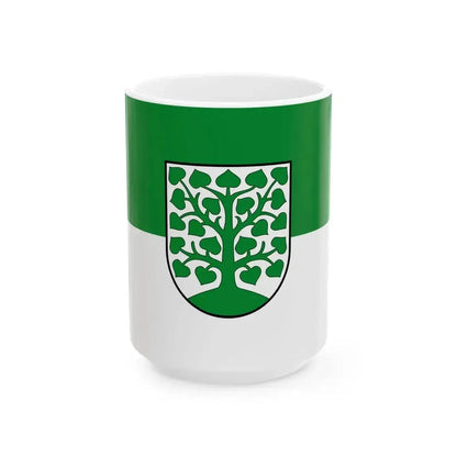 Flag of Homburg Germany (Germany) White Coffee Mug 15oz - Go Mug Yourself