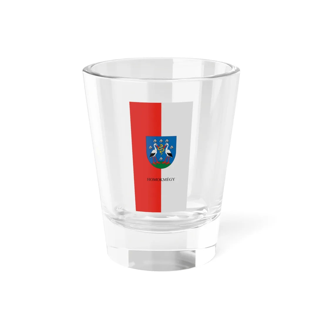 Flag of Homokmegy vertical (Hungary) Shot Glass 1.5oz 1.5oz - Go Mug Yourself
