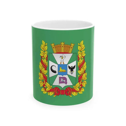 Flag of Homyel Voblast (Belarus) White Coffee Mug 11oz - Go Mug Yourself