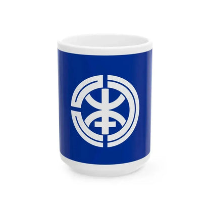 Flag of Honbetsu Hokkaido (Japan) White Coffee Mug 15oz - Go Mug Yourself
