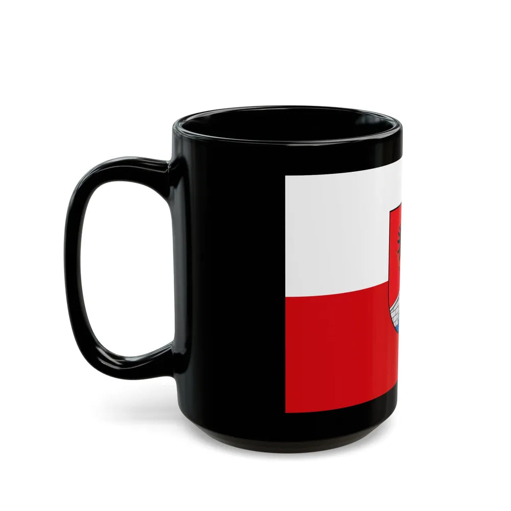 Flag of Honda Tolima Colombia - Black Coffee Mug-Go Mug Yourself