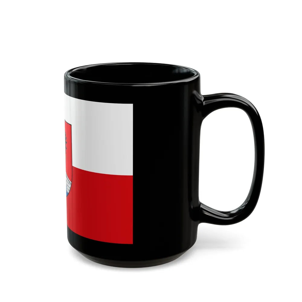 Flag of Honda Tolima Colombia - Black Coffee Mug-Go Mug Yourself