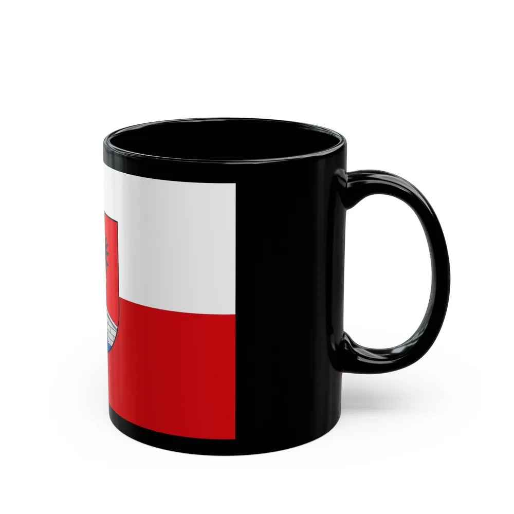 Flag of Honda Tolima Colombia - Black Coffee Mug-Go Mug Yourself