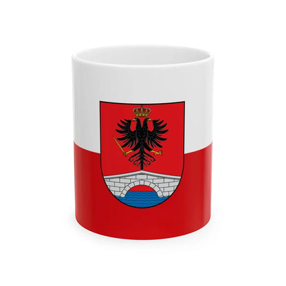 Flag of Honda Tolima Colombia - White Coffee Mug-11oz-Go Mug Yourself