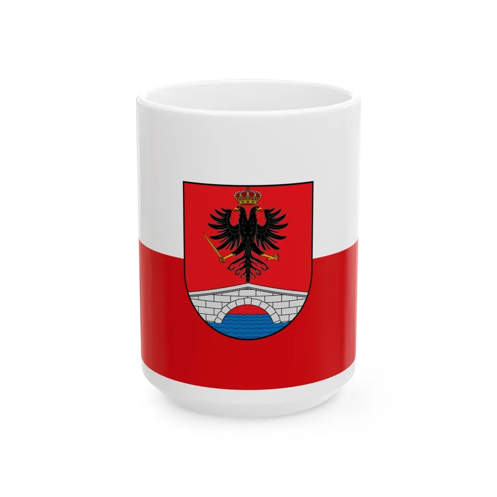 Flag of Honda Tolima Colombia - White Coffee Mug-15oz-Go Mug Yourself