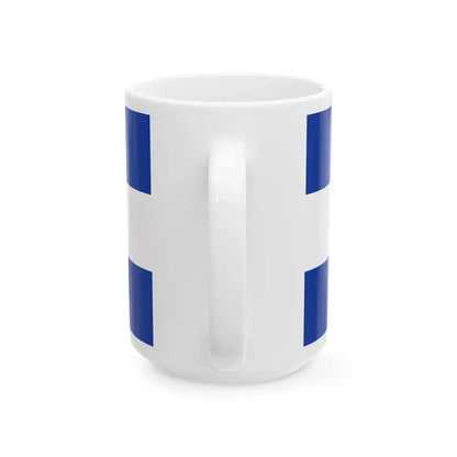 Flag of Honduras 1866-1898 (Honduras) White Coffee Mug - Go Mug Yourself