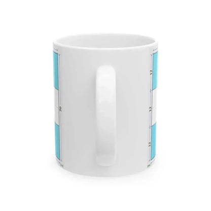 Flag of Honduras construction sheet (Honduras) White Coffee Mug - Go Mug Yourself