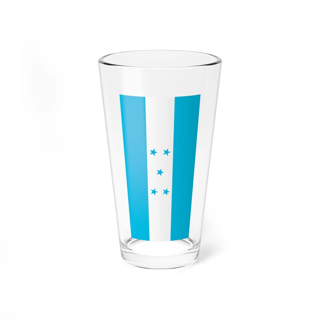 Flag of Honduras vertical (Honduras) Pint Glass 16oz 16oz - Go Mug Yourself