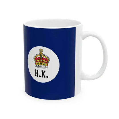Flag of Hong Kong 1871-1876 (China) White Coffee Mug - Go Mug Yourself